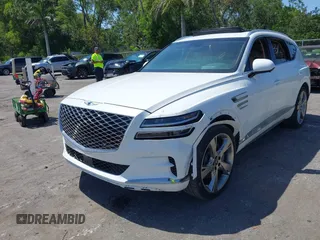 2024 Genesis GV80 z VIN KMUHCESC5RU205007, wystawiony jako IAAI lot #42217995 z przebiegiem Nie podano mil oraz . Historia ofert i sprzedaży dostępna na DreamBid. Obrazek 6.