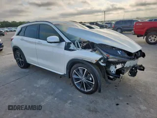 2023 Infiniti QX50 Sport with VIN 3PCAJ5FA4PF113685, listed as a Copart auction lot 60802325 with 48,799 mi miles and Clean title. Bid and sale history available at DreamBid. Image 4.