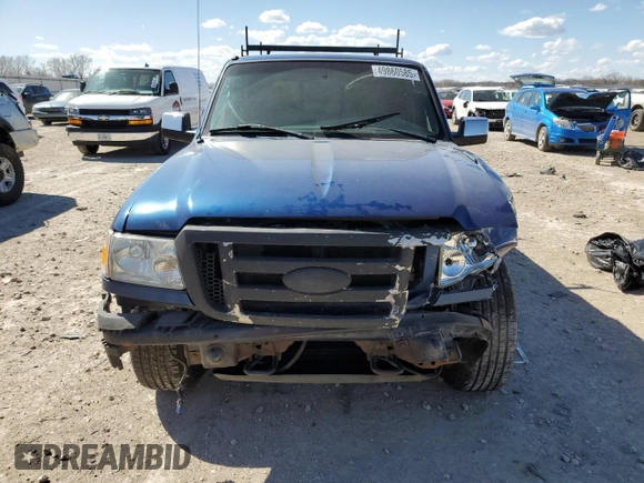 2008 Ford Ranger XLT with VIN 1FTZR45E28PA92675, listed as a Copart auction lot 49860585 with Not Provided miles and Salvage Title. Bid and sale history available at DreamBid. Image 5.