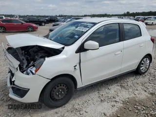 2017 Mitsubishi Mirage ES with VIN ML32A3HJ9HH021899, listed as a Copart auction lot 55824015 with 99,247 mi miles and Salvage title. Bid and sale history available at DreamBid. Image 1.