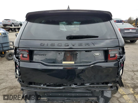 2023 Land Rover Discovery Sport S with VIN SALCJ2FX9PH324045, listed as a Copart auction lot 46581785 with 29,369 mi miles and Salvage Title. Bid and sale history available at carsss.com. Image 6.