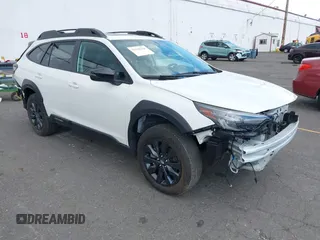 2024 Subaru Outback Onyx z VIN 4S4BTALC2R3129084, wystawiony jako IAAI lot #42345230 z przebiegiem 18 388 mil mil oraz . Historia ofert i sprzedaży dostępna na DreamBid. Obrazek 1.