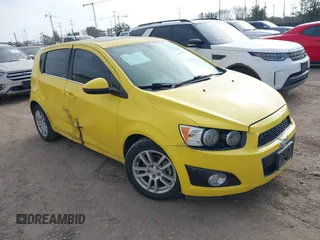2016 Chevrolet Sonic LT with VIN 1G1JC6SHXG4122619, listed as a IAAI auction lot 41536759 with 54,498 mi miles. Bid and sale history available at carsss.com. Image 1.