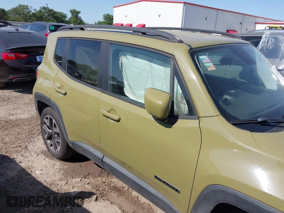 2015 Jeep Renegade Latitude with VIN ZACCJABT2FPB28170, listed as a IAAI auction lot 42003792 with 119,433 mi miles and . Bid and sale history available at DreamBid. Image 13.