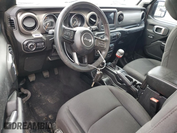 2019 Jeep Wrangler Sport S с VIN 1C4GJXAG1KW579094, выставлен на аукционе Copart как лот 55410525 с пробегом 53 915 миль миль и Списание • Salvage title. История ставок и продаж доступна на DreamBid. Изображение 8.
