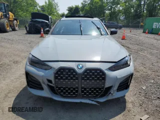 2023 BMW 4 Series 430i xDrive with VIN WBA73AV06PFP29080, listed as a Copart auction lot 60283705 with 47,104 mi miles and Salvage title. Bid and sale history available at DreamBid. Image 5.