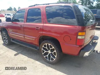 2002 Chevrolet Tahoe LS with VIN 1GNEC13Z72R221596, listed as a IAAI auction lot 42585905 with 248,548 mi miles and . Bid and sale history available at DreamBid. Image 3.