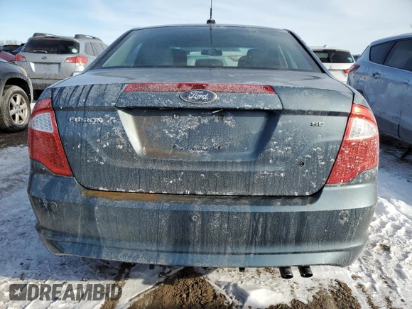 2012 Ford Fusion SE with VIN 3FAHP0HA9CR180021, listed as a Copart auction lot 45402615 with 68,824 mi miles and Salvage Title. Bid and sale history available at DreamBid. Image 6.