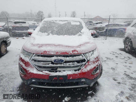 2015 Ford Edge SEL with VIN 2FMTK4J82FBC08483, listed as a IAAI auction lot 41552998 with 124,720 mi miles. Bid and sale history available at carsss.com. Image 13.