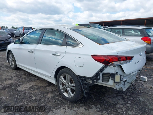 2018 Hyundai Sonata Limited with VIN 5NPE34AF9JH624049, listed as a IAAI auction lot 41977082 with 43,040 mi miles. Bid and sale history available at carsss.com. Image 3.
