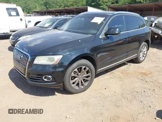 2014 Audi Q5 Premium with VIN WA1CFAFP8EA003469, listed as a IAAI auction lot 42723414 with 213,833 mi miles and . Bid and sale history available at DreamBid. Image 2.