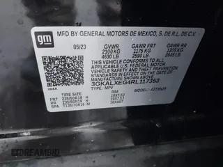 2024 GMC Terrain Denali с VIN 3GKALXEG4RL117353, выставлен на аукционе IAAI как лот 41975740 с пробегом 12 504 миль миль и . История ставок и продаж доступна на DreamBid. Изображение 9.
