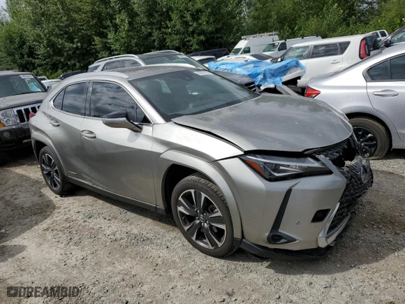 2022 Lexus UX with VIN JTHP9JBH2N2062068, listed as a Copart auction lot 59896763 with 23,418 mi miles. Bid and sale history available at carsss.com. Image 4.