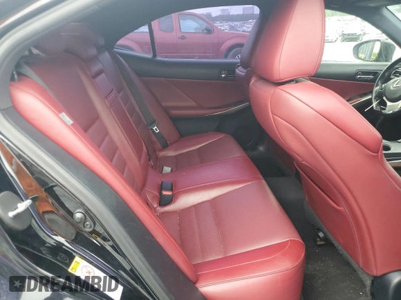 2015 Lexus IS 250 with VIN JTHBF1D25F5070127, listed as a Copart auction lot 54527055 with 144,586 mi miles and Salvage title. Bid and sale history available at DreamBid. Image 10.