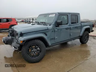 2024 Jeep Gladiator Willys с VIN 1C6HJTAG4RL133988, выставлен на аукционе Copart как лот 43078465 с пробегом 3 452 миль миль и Списание • Salvage title. История ставок и продаж доступна на DreamBid. Изображение 1.