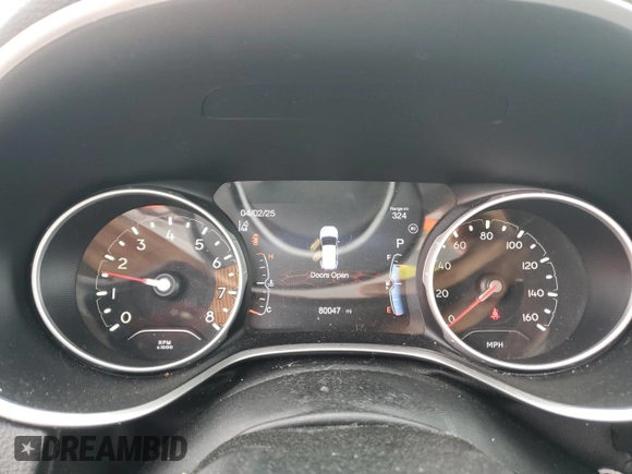 2021 Jeep Compass Limited with VIN 3C4NJCCB2MT564274, listed as a Copart auction lot 51607325 with 80,047 mi miles and Salvage Title. Bid and sale history available at carsss.com. Image 9.