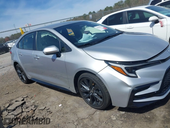 2024 Toyota Corolla SE with VIN JTDS4MCE0R3519704, listed as a IAAI auction lot 41830066 with 34,640 mi miles. Bid and sale history available at carsss.com. Image 13.