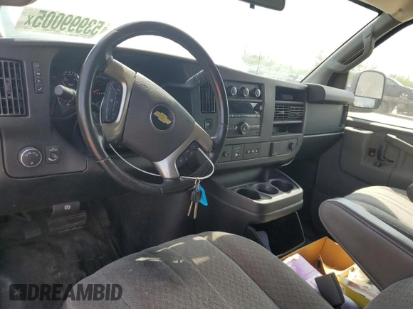 2017 Chevrolet Express Cargo Van with VIN 1GCZGHFG0H1179264, listed as a Copart auction lot 53999005 with 0 mi miles and Clean Title. Bid and sale history available at carsss.com. Image 8.