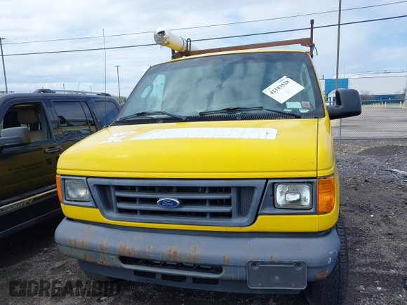 2006 Ford Econoline Cargo with VIN 1FTNE24W76HB25668, listed as a IAAI auction lot 42183528 with 225,468 mi miles and . Bid and sale history available at carsss.com. Image 12.