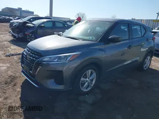 2023 Nissan Kicks S with VIN 3N1CP5BV3PL533670, listed as a IAAI auction lot 41652382 with 61,277 mi miles. Bid and sale history available at carsss.com. Image 17.