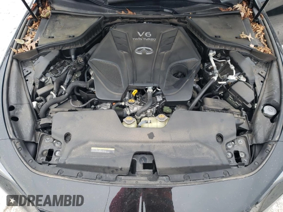 2022 Infiniti Q60 Red Sport 400 with VIN JN1FV7LL8NM680324, listed as a Copart auction lot 41792955 with 36,089 mi miles and Salvage title. Bid and sale history available at DreamBid. Image 11.