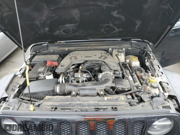 2021 Jeep Wrangler Unlimited Sport S with VIN 1C4HJXDG9MW671119, listed as a Copart auction lot 49351485 with 41,939 mi miles and Salvage Title. Bid and sale history available at DreamBid. Image 12.
