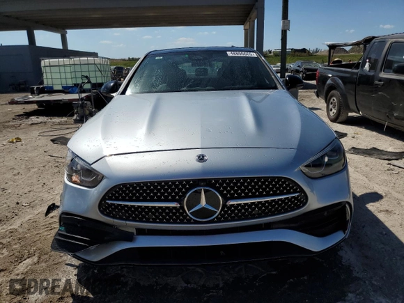 2023 Mercedes-Benz C 300 with VIN W1KAF4GB2PR145957, listed as a Copart auction lot 48806665 with 9,715 mi miles and Salvage Title. Bid and sale history available at carsss.com. Image 5.