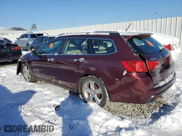 2012 Acura TSX z VIN JH4CW2H5XCC001696, wystawiony jako Copart lot #45008195 z przebiegiem Nie podano mil oraz Szkoda całkowita • Salvage title. Historia ofert i sprzedaży dostępna na DreamBid. Obrazek 2.