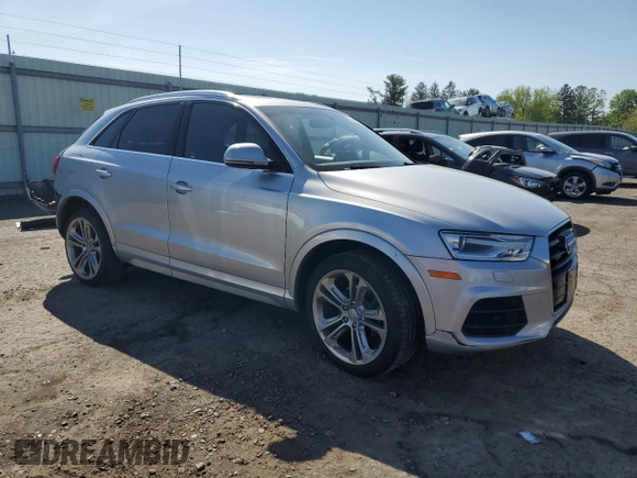 2016 Audi Q3 Premium Plus with VIN WA1EFCFS4GR020184, listed as a Copart auction lot 54449975 with 99,950 mi miles and Salvage Title. Bid and sale history available at carsss.com. Image 4.