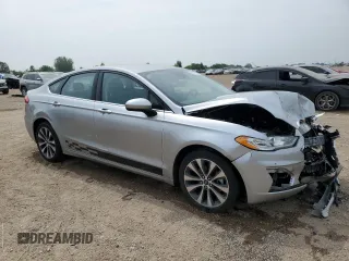 2020 Ford Fusion SE with VIN 3FA6P0T90LR254009, listed as a Copart auction lot 60367275 with 42,950 mi miles and Salvage title. Bid and sale history available at DreamBid. Image 4.