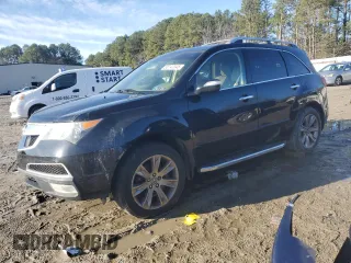 2013 Acura MDX Advance Pkg with VIN 2HNYD2H66DH514720, listed as a Copart auction lot 88747045 with 165,665 mi miles and Salvage Title. Bid and sale history available at carsss.com. Image 1.