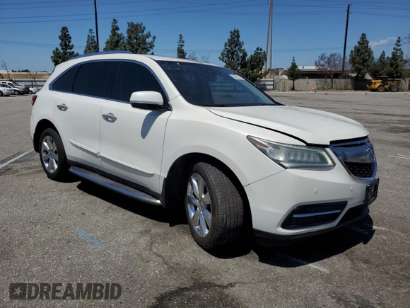 2016 Acura MDX Advance z VIN 5FRYD4H9XGB043188, wystawiony jako Copart lot #56800545 z przebiegiem 98 149 mil mil oraz Szkoda całkowita • Salvage title. Historia ofert i sprzedaży dostępna na DreamBid. Obrazek 4.