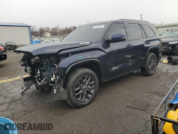 2023 Toyota Sequoia SR5 with VIN 7SVAAABA6PX010567, listed as a Copart auction lot 82622074 with 0 mi miles and Salvage Title. Bid and sale history available at carsss.com. Image 1.