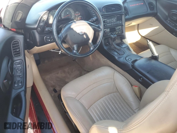 2001 Chevrolet Corvette with VIN 1G1YY32G615115318, listed as a Copart auction lot 74469944 with 0 mi miles and Salvage Title. Bid and sale history available at carsss.com. Image 8.