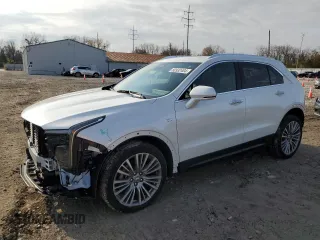 2024 Cadillac XT4 AWD Premium Luxury with VIN 1GYFZDR40RF225603, listed as a Copart auction lot 87899975 with 1,659 mi miles and Salvage Title. Bid and sale history available at carsss.com. Image 1.