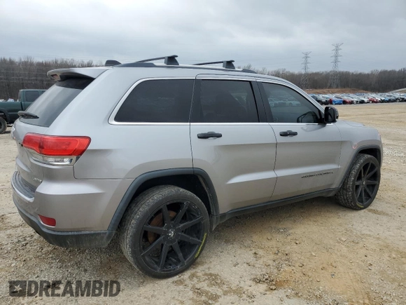 2017 Jeep Grand Cherokee Limited with VIN 1C4RJEBG9HC745612, listed as a Copart auction lot 43422025 with 179,660 mi miles and Salvage Title. Bid and sale history available at carsss.com. Image 3.