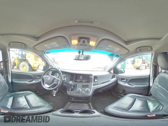 2017 Toyota Sienna SE with VIN 5TDXZ3DC6HS852078, listed as a Copart auction lot 51044615 with 81,552 mi miles and Salvage title. Bid and sale history available at DreamBid. Image 13.