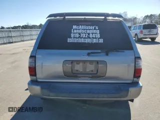 2000 Infiniti QX4 with VIN JNRAR07Y1YW077992, listed as a Copart auction lot 45572015 with 202,385 mi miles and Salvage Title. Bid and sale history available at DreamBid. Image 6.
