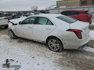 2020 Cadillac CT4 Luxury with VIN 1G6DE5RK9L0135408, listed as a Copart auction lot 44968675 with 19,706 mi miles and Salvage Title. Bid and sale history available at carsss.com. Image 2.