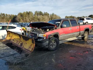 2002 GMC Sierra 2500HD SLT with VIN 1GTHK23G72F249316, listed as a Copart auction lot 43365925 with 154,754 mi miles and Clean title. Bid and sale history available at DreamBid. Image 1.
