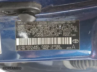 2010 Toyota Prius II with VIN JTDKN3DU6A0023728, listed as a Copart auction lot 49867735 with 209,270 mi miles and Salvage Title. Bid and sale history available at carsss.com. Image 12.