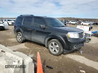 2015 Honda Pilot EX-L with VIN 5FNYF4H57FB067665, listed as a Copart auction lot 44211265 with 124,073 mi miles and Salvage Title. Bid and sale history available at carsss.com. Image 4.