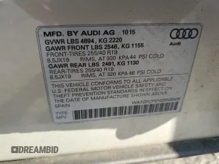 2016 Audi Q3 Prestige z VIN WA1GFCFS1GR009409, wystawiony jako Copart lot #52352845 z przebiegiem Nie podano mil oraz Szkody całkowita. Historia ofert i sprzedaży dostępna na DreamBid. Obrazek 15.