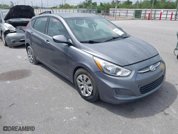 2017 Hyundai Accent SE with VIN KMHCT5AE7HU338751, listed as a IAAI auction lot 41974798 with 96,638 mi miles. Bid and sale history available at carsss.com. Image 1.