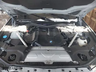 2023 BMW X4 M40i with VIN 5UX43DT03P9R26280, listed as a IAAI auction lot 41318355 with 21,587 mi miles. Bid and sale history available at carsss.com. Image 10.