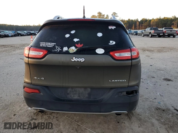 2014 Jeep Cherokee Limited with VIN 1C4PJMDS8EW259788, listed as a Copart auction lot 42806595 with 231,386 mi miles and Salvage Title. Bid and sale history available at DreamBid. Image 6.