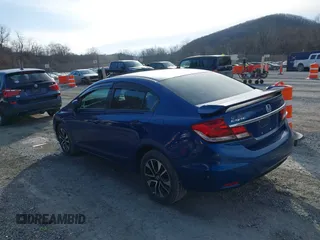 2015 Honda Civic EX with VIN 19XFB2F87FE040749, listed as a IAAI auction lot 41741707 with 67,790 mi miles and . Bid and sale history available at carsss.com. Image 3.