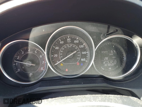 2015 Mazda 6 i Sport with VIN JM1GJ1U59F1210977, listed as a Copart auction lot 49446425 with 107,859 mi miles and Salvage Title. Bid and sale history available at carsss.com. Image 9.