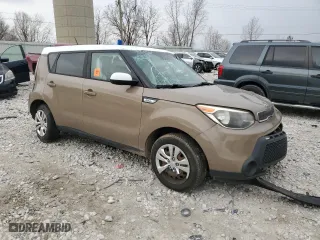 2015 Kia Soul with VIN KNDJN2A28F7215367, listed as a Copart auction lot 53406485 with 0 mi miles and Clean Title. Bid and sale history available at carsss.com. Image 4.
