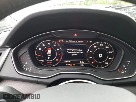 2018 Audi Q5 Prestige with VIN WA1CNAFYXJ2152689, listed as a Copart auction lot 55148625 with 49,501 mi miles and Salvage title. Bid and sale history available at DreamBid. Image 9.